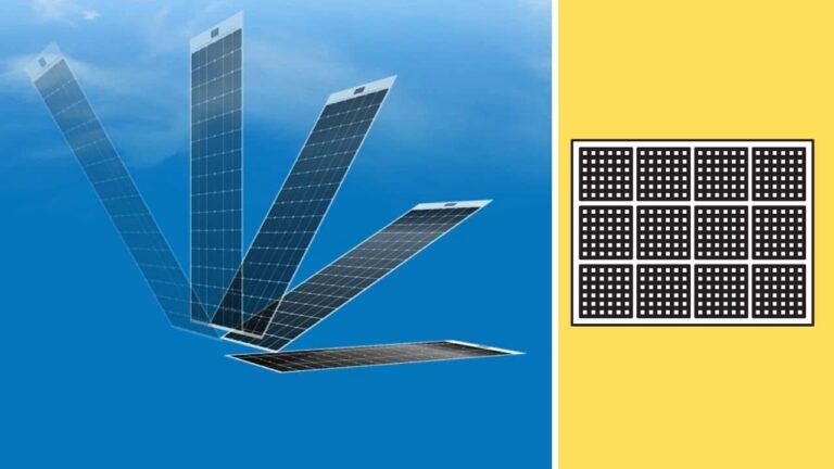 Paneles solares sin marco que se pegan directamente en los tejados