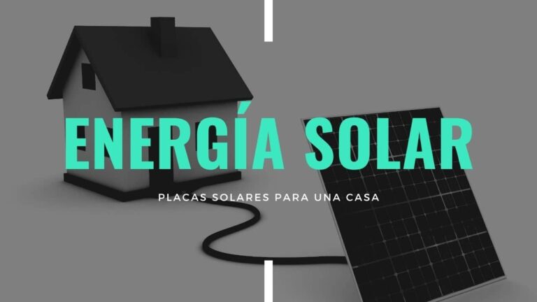 Placas solares para una casa